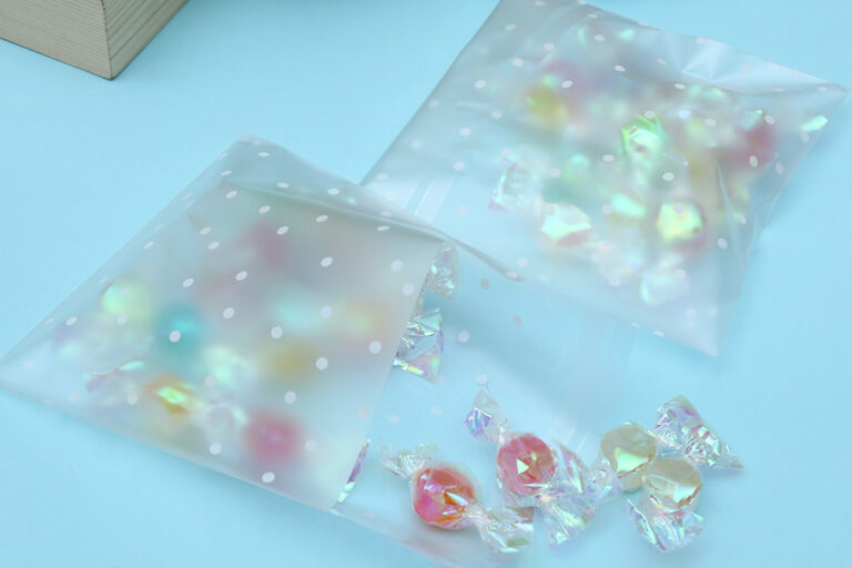 Baking packaging frosted dot self-adhesive packaging bag (3)