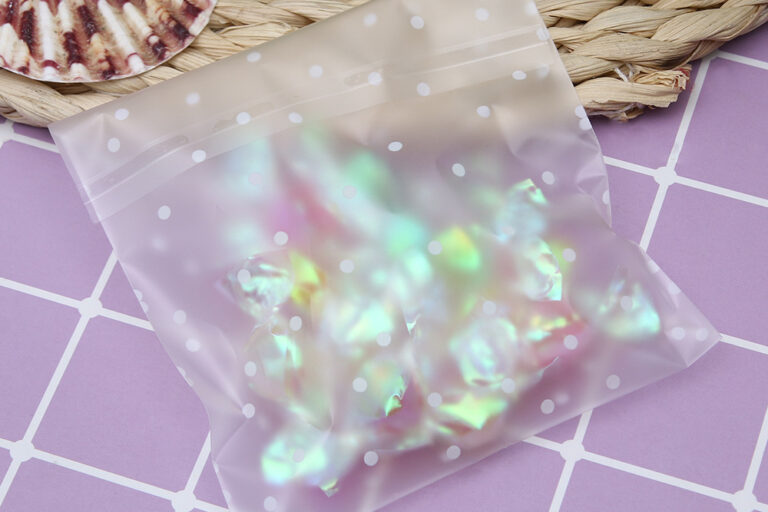Baking packaging frosted dot self-adhesive packaging bag (4)
