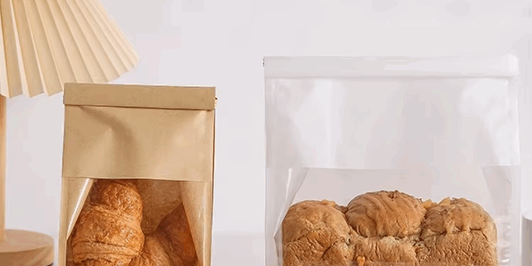 Paper Bread Bags with Clear Window