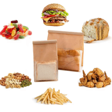 Paper Bread Bags with Clear Window