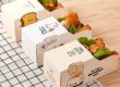 Food grade cardboard burger boxes