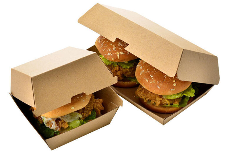 Corrugated Burger Box for Fast Food