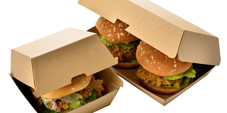 Corrugated Burger Box for Fast Food
