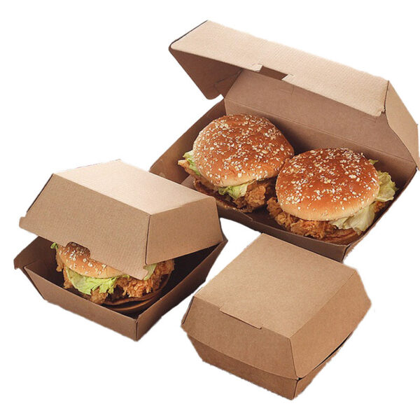 Corrugated Burger Box for Fast Food
