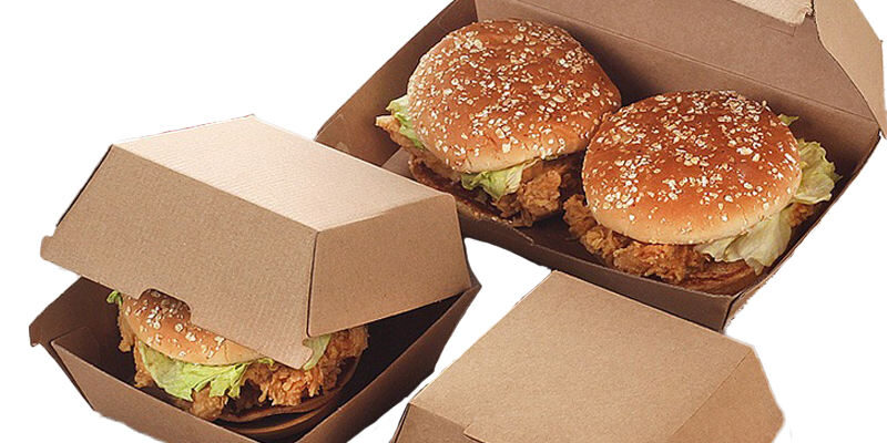 Corrugated Burger Box for Fast Food