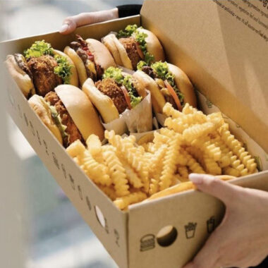 Chips Takeaway Kraft Paper Box