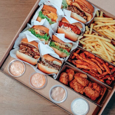 Chips Takeaway Kraft Paper Box