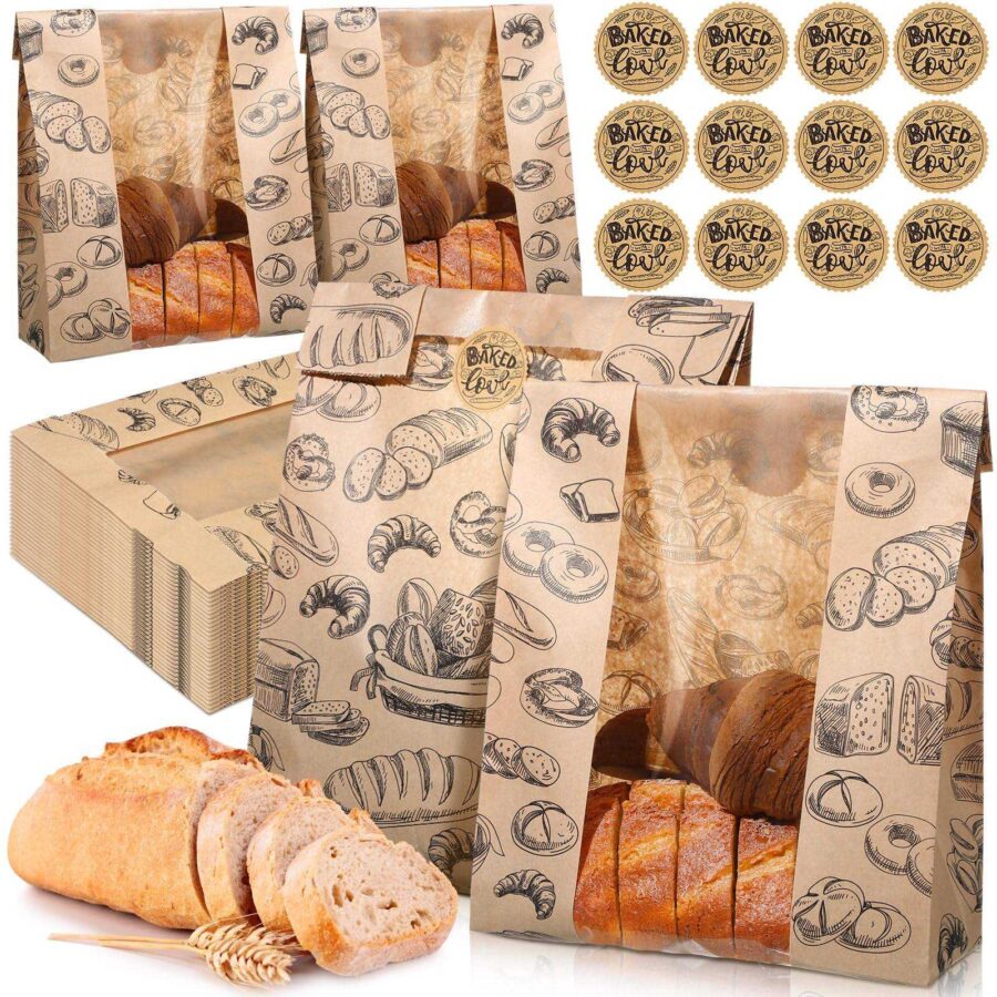 Custom KH bread bag with window
