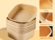 Food grade kraft paper bowls for takeaway