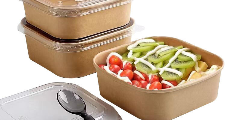 Food grade kraft paper bowls for takeaway