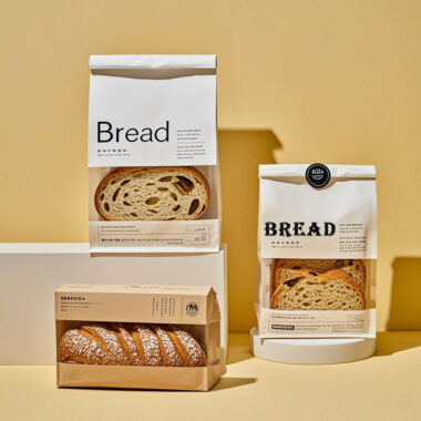 Kraft Paper Bread Bag with Plastic Window