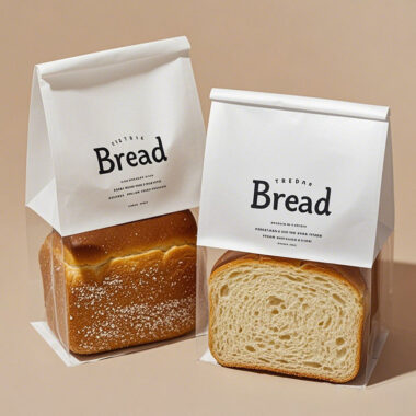 Kraft Paper Bread Bag with Plastic Window