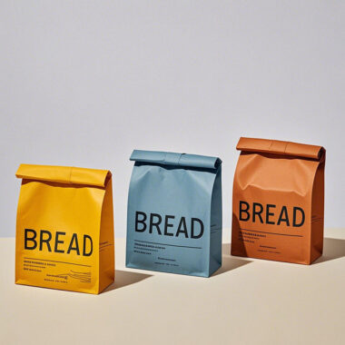 Kraft Paper Bread Bag with Plastic Window