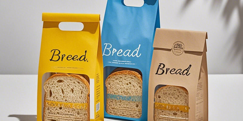 Kraft Paper Bread Bag with Plastic Window