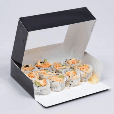 Paper Food Box with Window for Takeaway