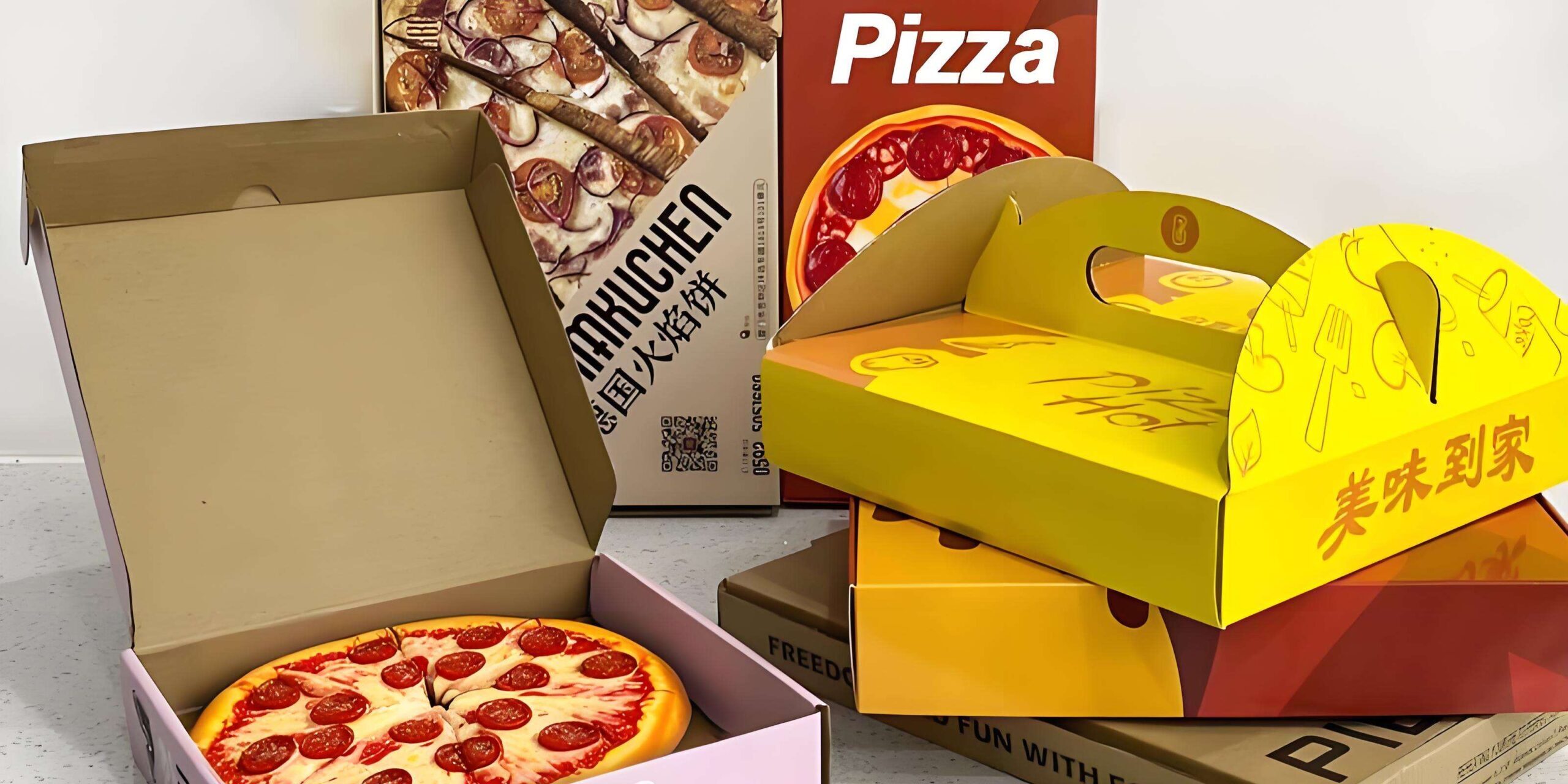 Corrugated Pizza Box with Logo