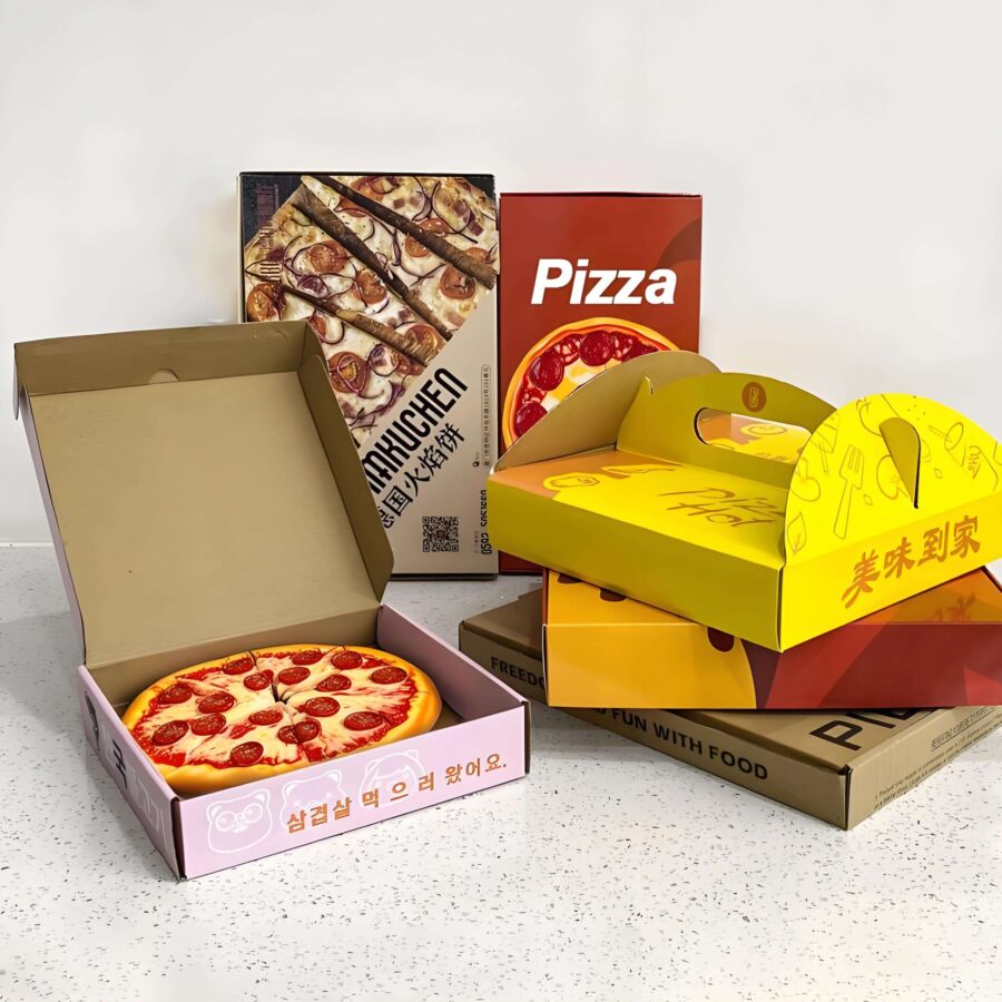 Corrugated Pizza Box with Logo