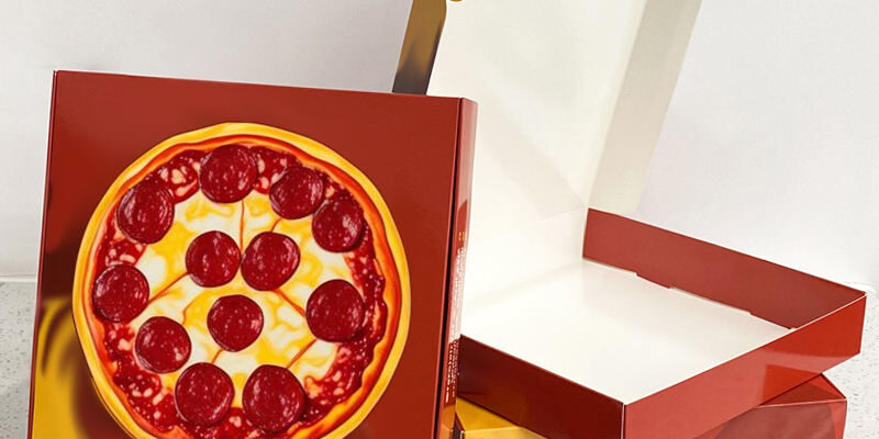 Custom Pizza Paper Box – 14–16 Inch Corrugated Takeaway Box (6) Corrugated Pizza Box with Logo
