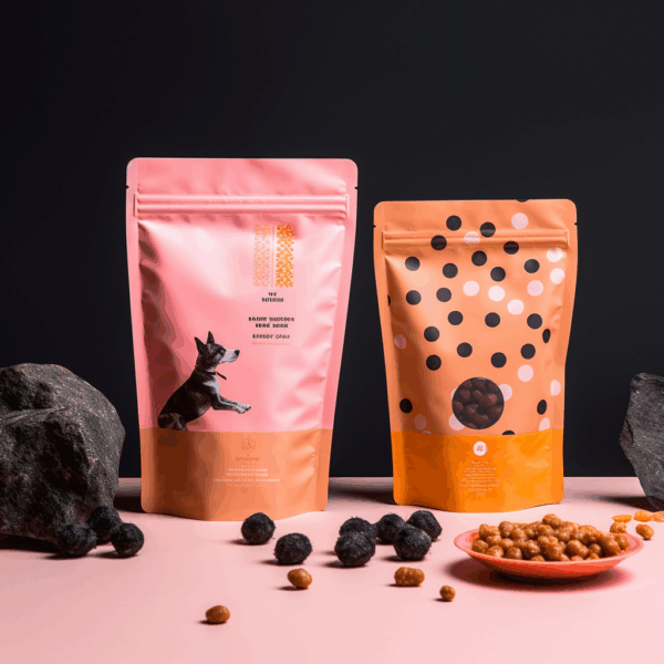 ziplock stand-up holographic pouches