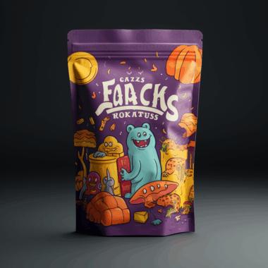 zipper stand-up pouches for snacks