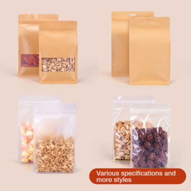 seal stand up pouch with zip lock