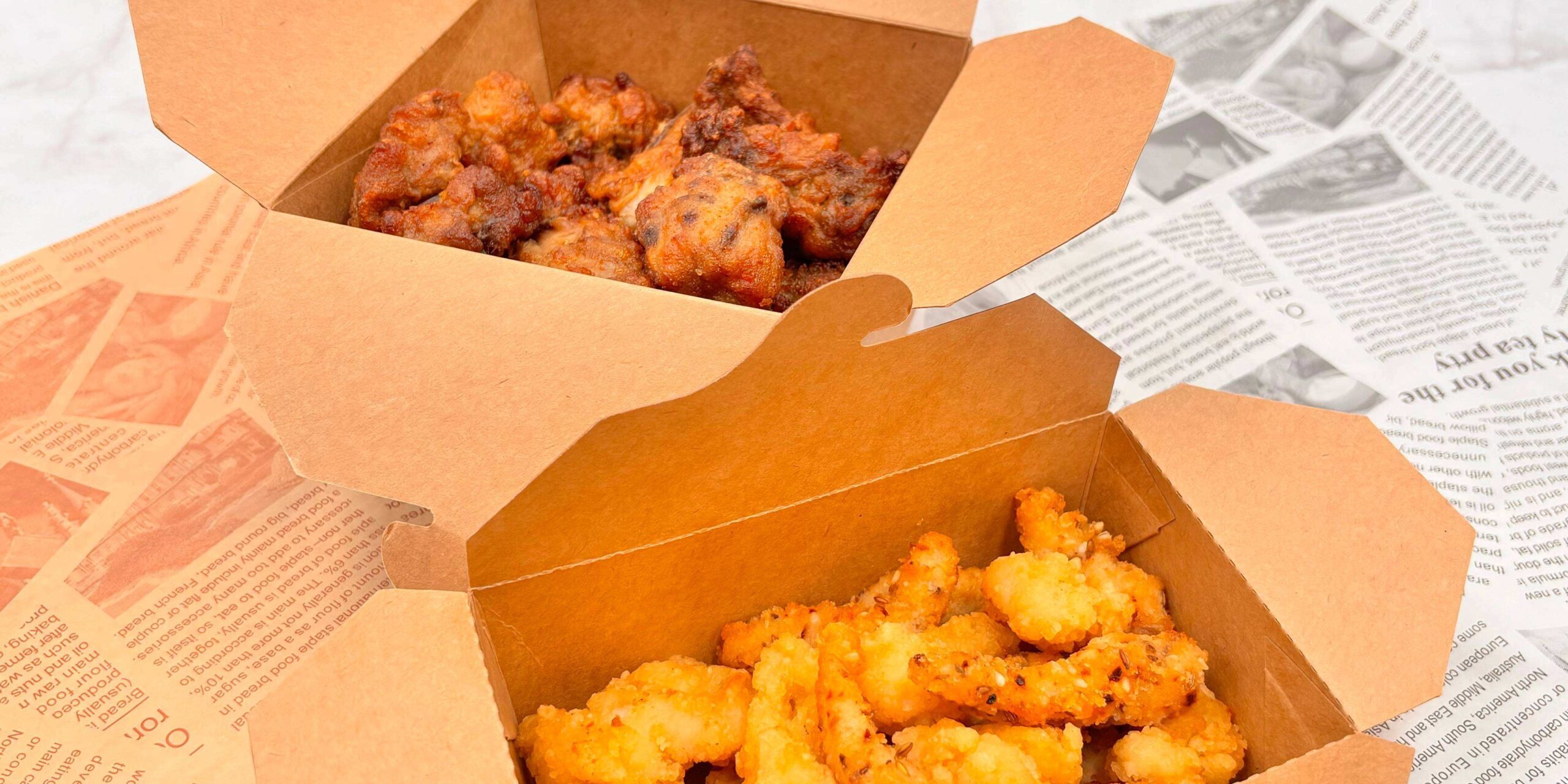 Kraft Paper Takeaway Food Container