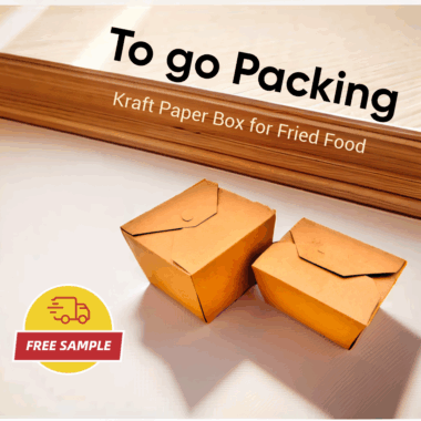 Kraft Paper Takeaway Food Container