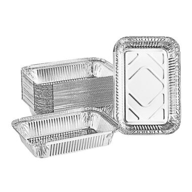 aluminum foil tray 750ml with lid for food