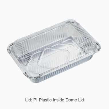 aluminum foil tray 750ml with lid for food