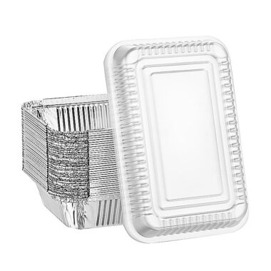 aluminum foil tray 750ml with lid for food