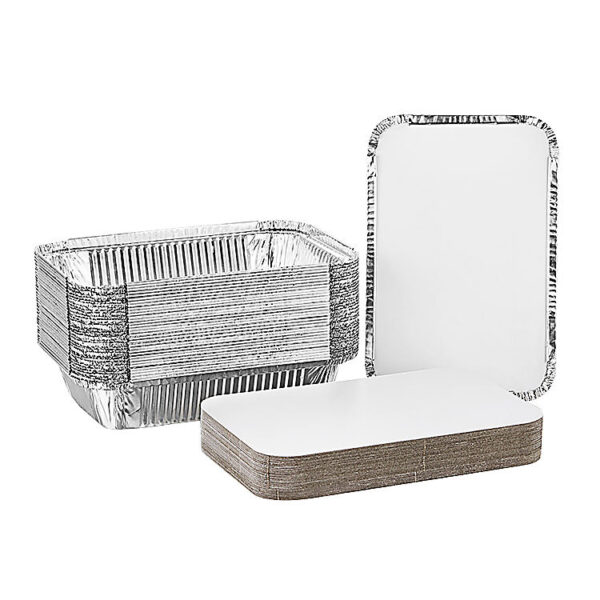 aluminum foil tray 750ml with lid for food