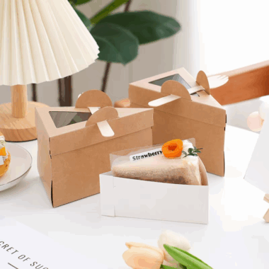 Flower Gift Box with Transparent Lid