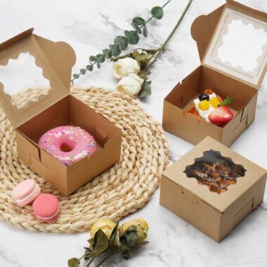 Flower Gift Box with Transparent Lid