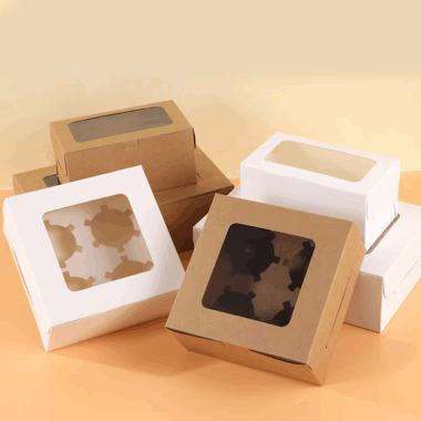 Flower Gift Box with Transparent Lid