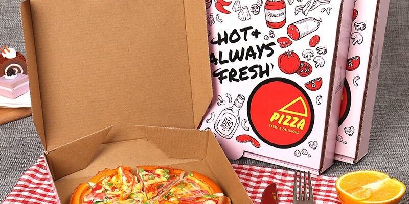 Kraft Pizza Box with Custom Logo