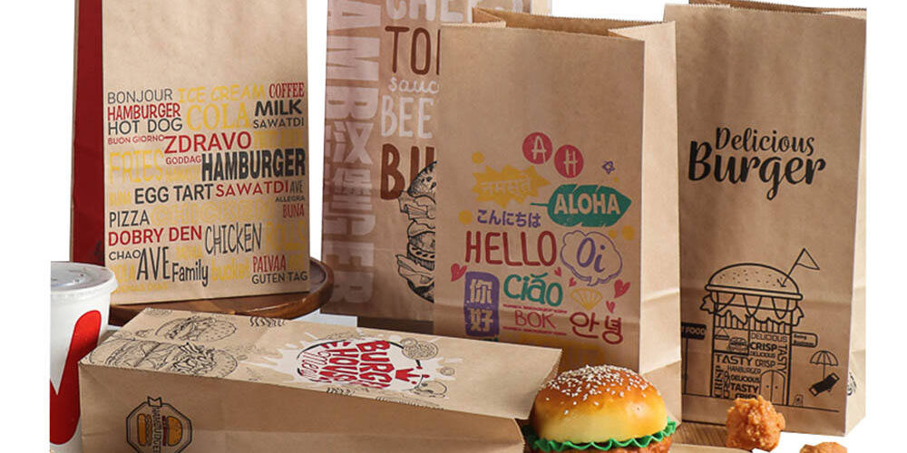 Snack Paper Bag for Fast Food Packaging