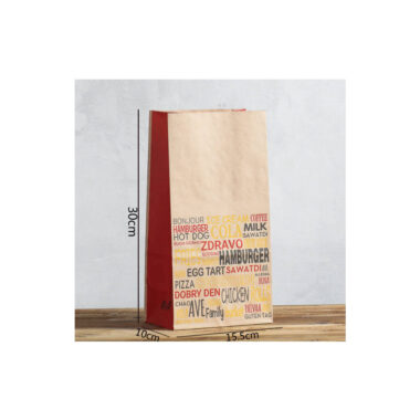 Snack Paper Bag for Fast Food Packaging
