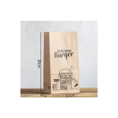 Snack Paper Bag for Fast Food Packaging