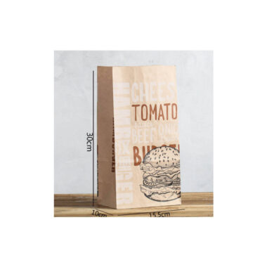 Snack Paper Bag for Fast Food Packaging