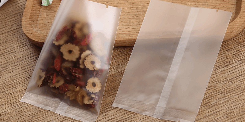 Hot seal frosted plastic dessert