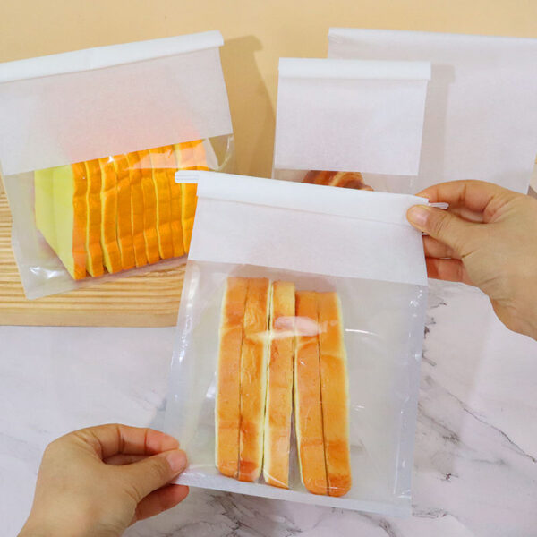 plastic food packaging bag for bread
