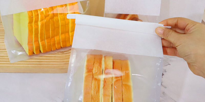 plastic food packaging bag for bread