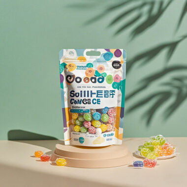 digital printing stand-up candy pouch