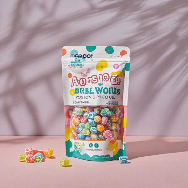 digital printing stand-up candy pouch