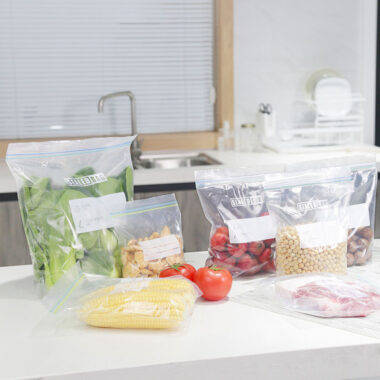 reusable ziplock food storage bag