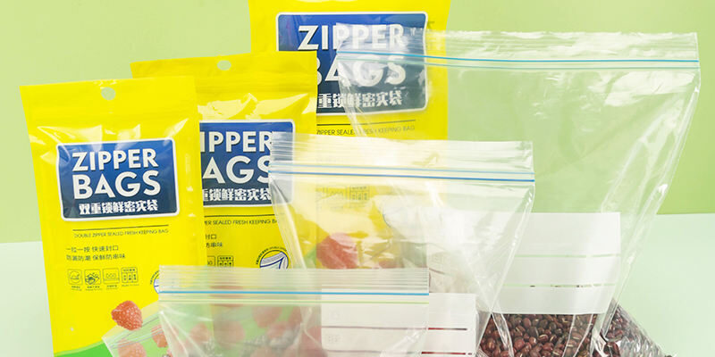 reusable ziplock food storage bag