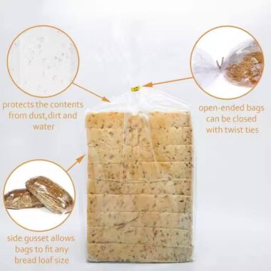 plastic bread bag for bakery use