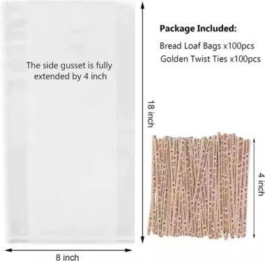 plastic bread bag for bakery use