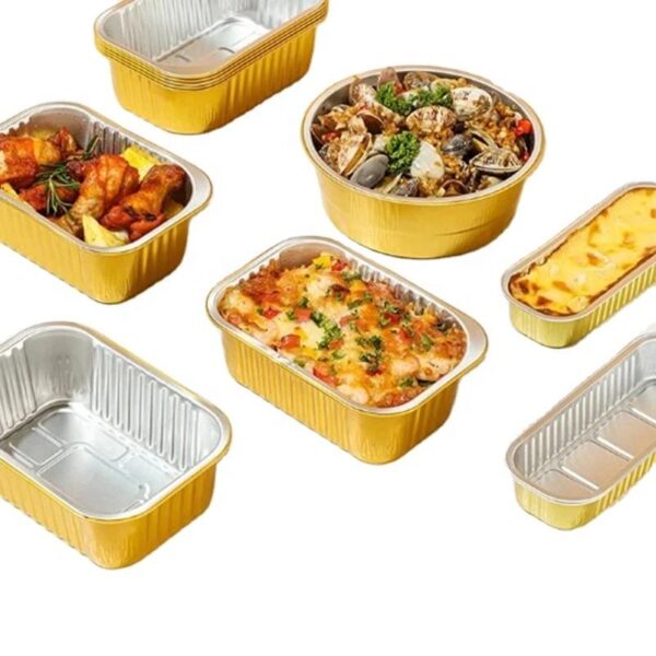 aluminum foil food container for takeout