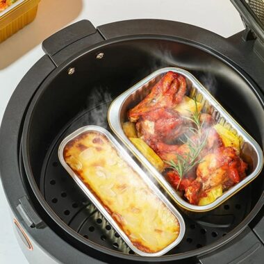 aluminum foil food container for takeout